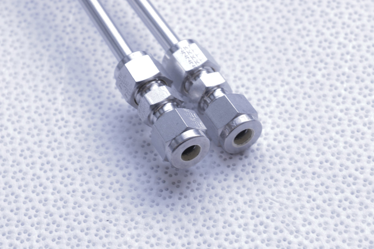 Dual Water Feedthrough 1/4", VCR to Swagelok