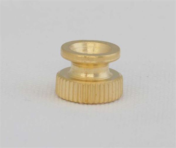 Knurled Thumb Nut #6-32 , Gold Plated