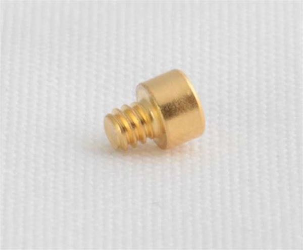 Socket Head Cap Screw 4-40x 1/8", Gold Plated