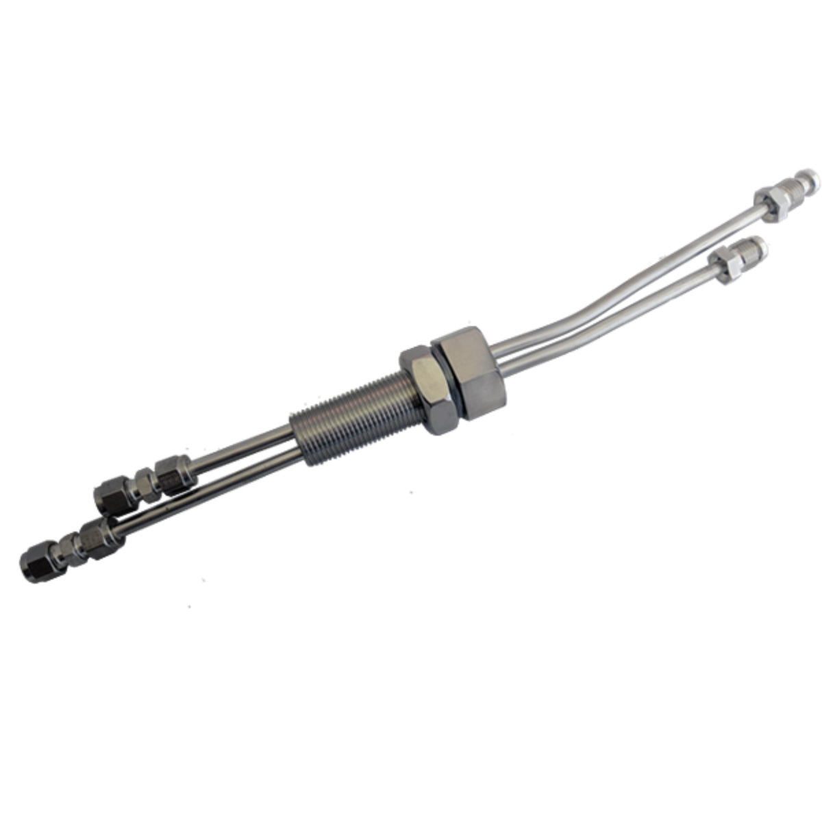 Dual Water Feedthrough, 1/4"