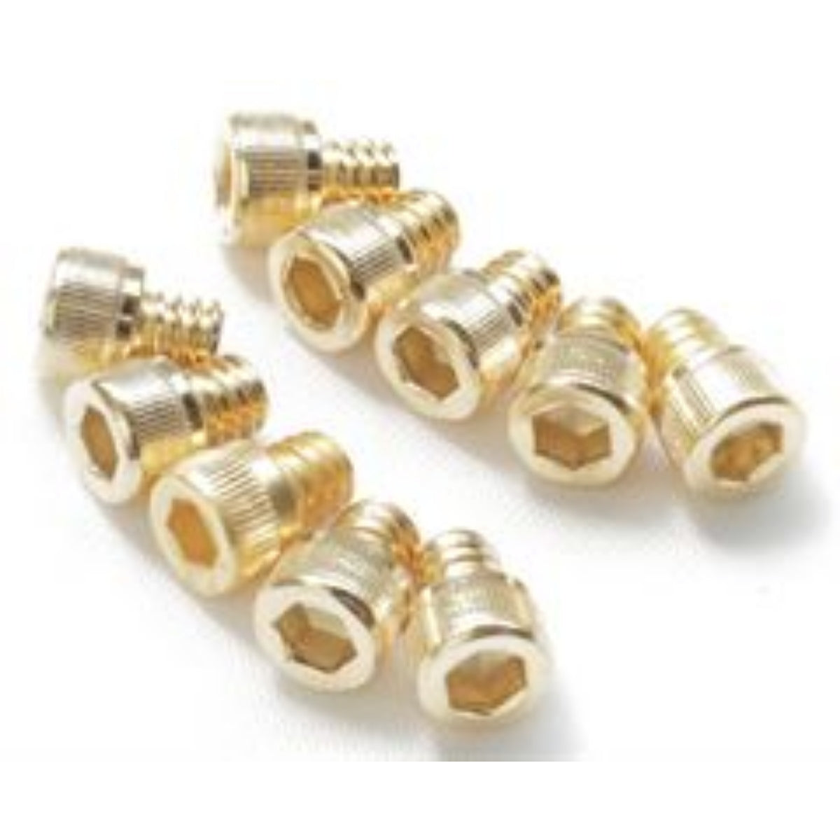 Socket Head Cap Screw, 1/4-20 x 1/4", Gold Plated