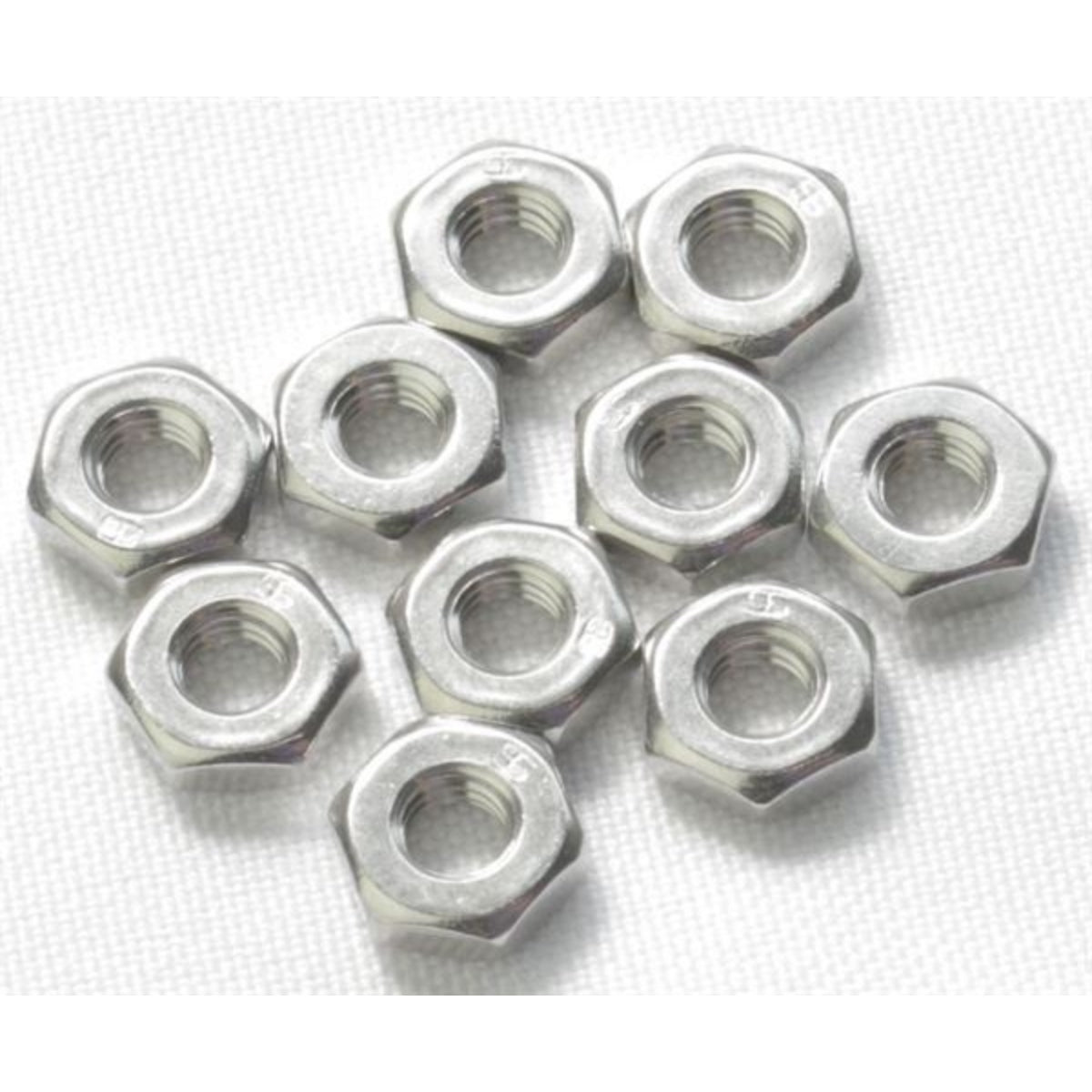 Hex Nut #10-32, Stainless Steel (pkg10)