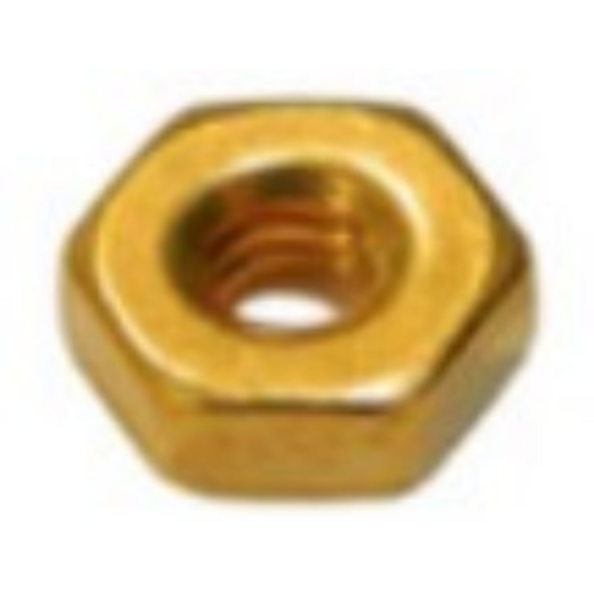 Hex Nut #6-32, Gold Plated (Pkg10)
