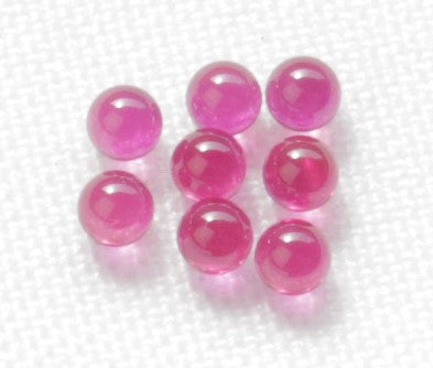 Insulator Sphere 0.1250" Diameter, Ruby Sapphire (pkg8)
