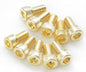 Socket Head Cap Screw #10-32 x 1 3/8, Gold Plated