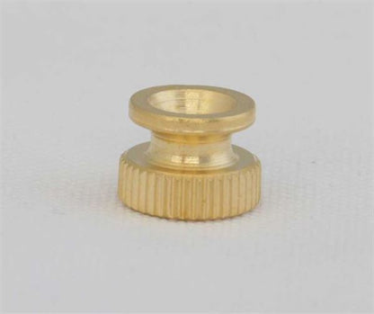 Knurled Thumb Nut #6-32 , Gold Plated