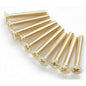 Flat Head Screw #4-40 x 3/4, Gold Plated