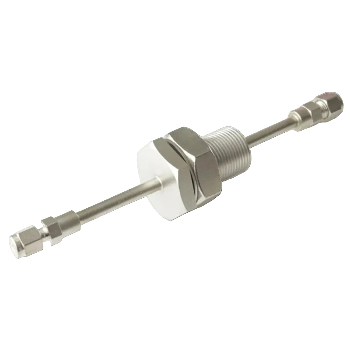 Gas Feedthrough 1", 1/8" Single Gas - 1/4" Compression