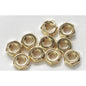 Hex Nut #10-32, Gold Plated (Pkg10)